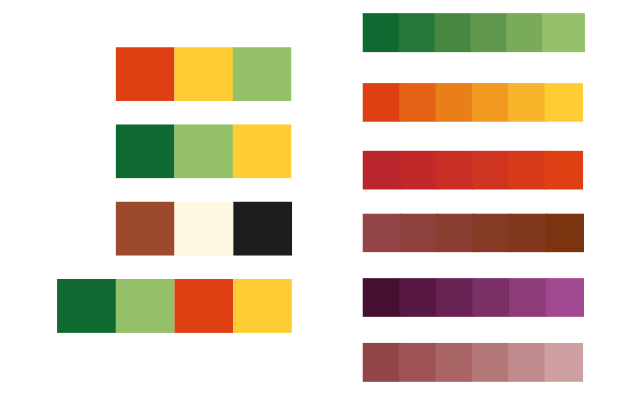 recherche palette de couleur